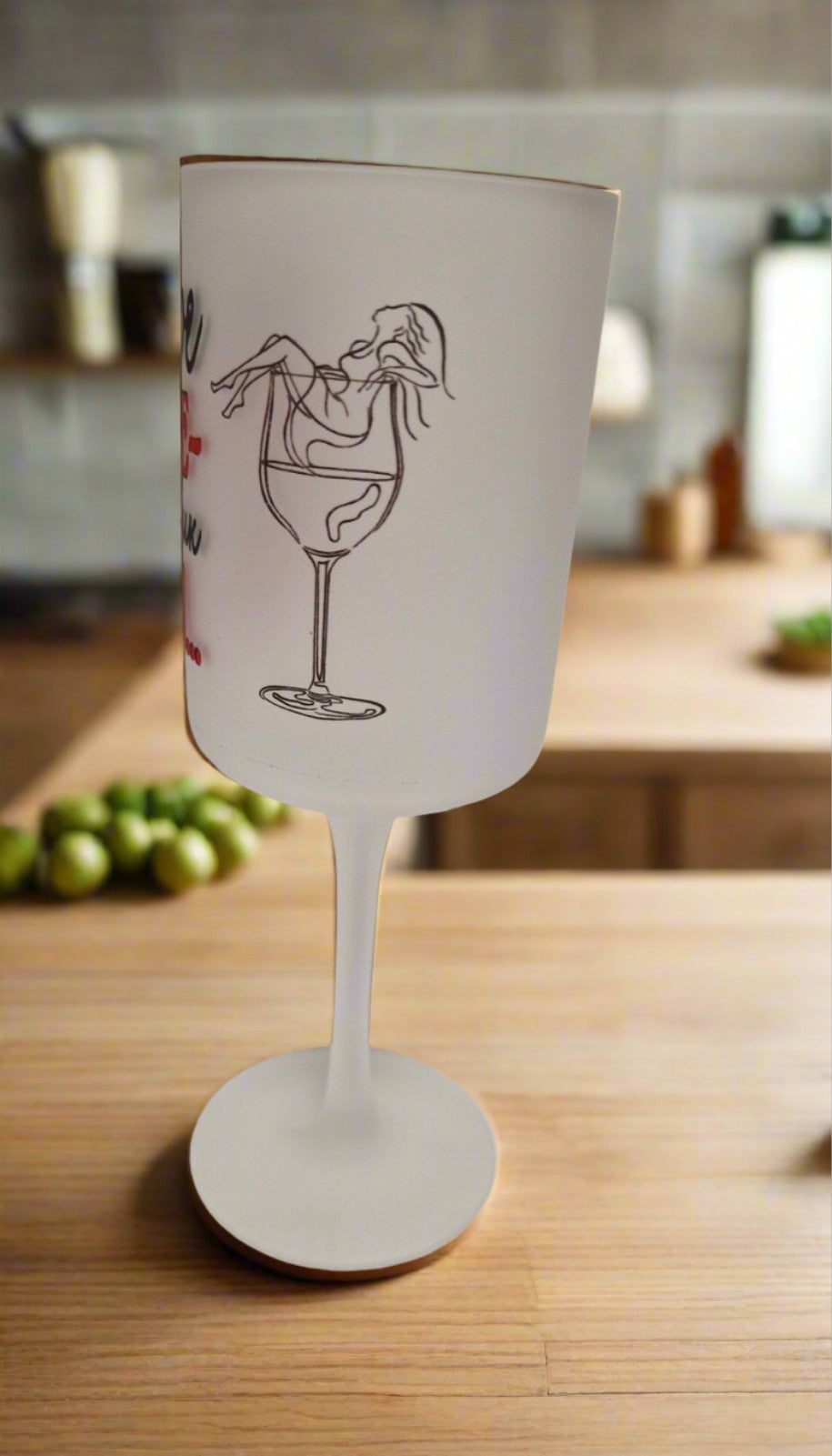 Бокал для вина, подарок для жены