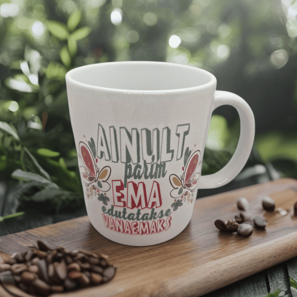 Кружка с надписью, подарок, эстонский