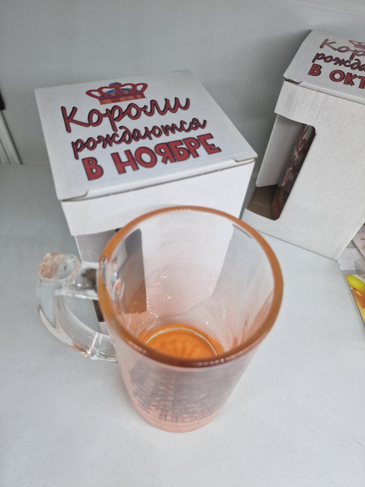 Пивной бокал, бокал с надписью, подарок