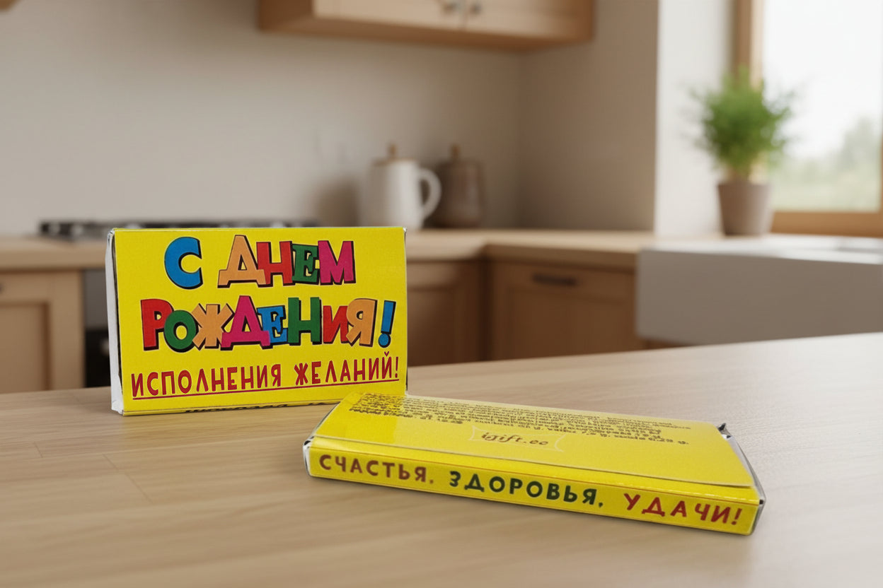 Шоколад "С днем рождения!", 15 г