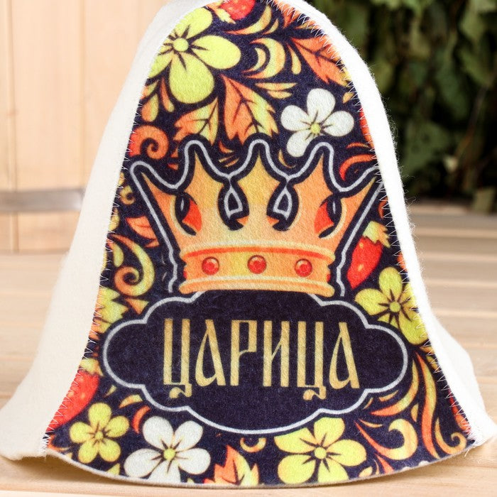 Женская банная шапка, подарок жене