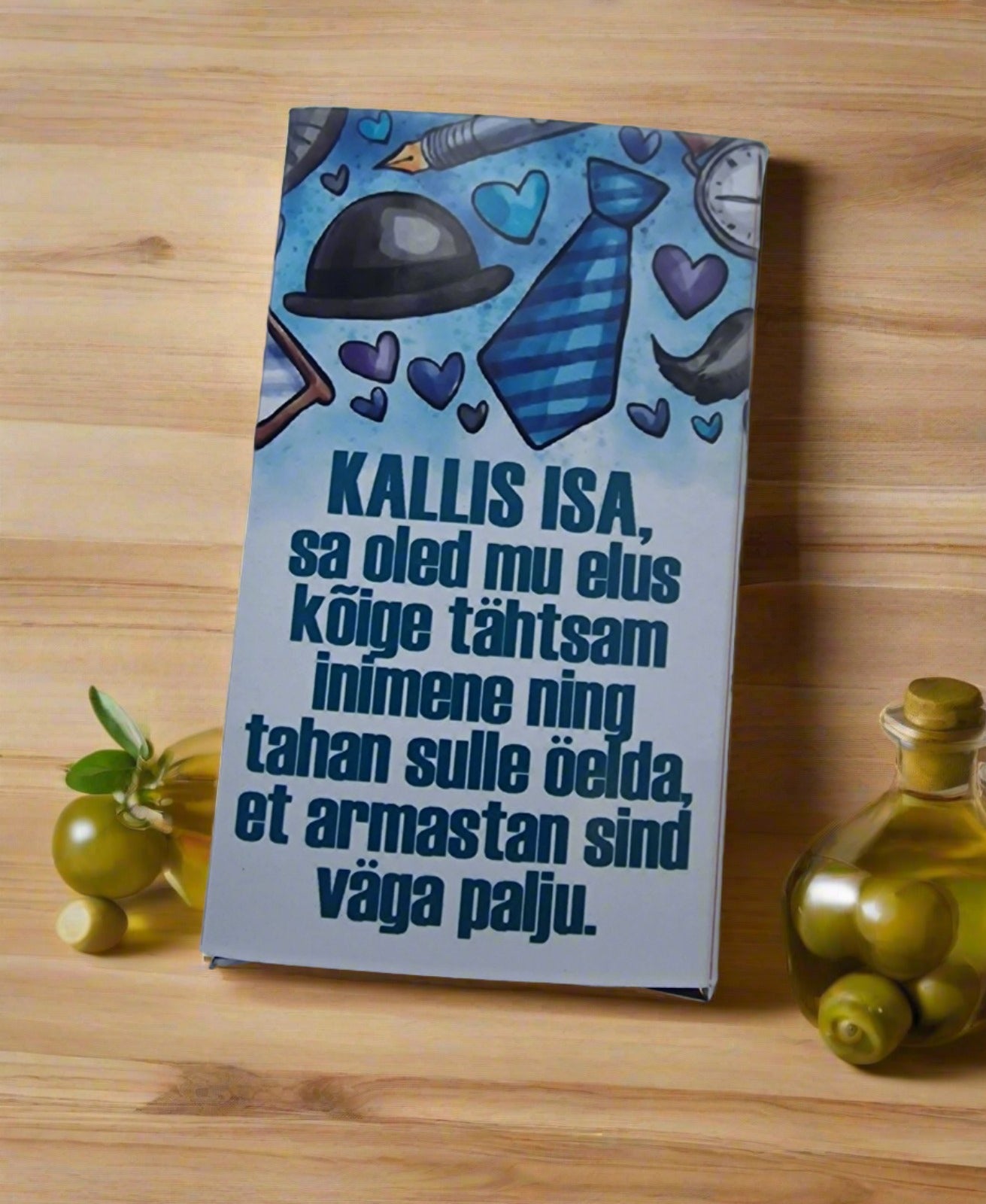 Подарок папе, шоколад папе