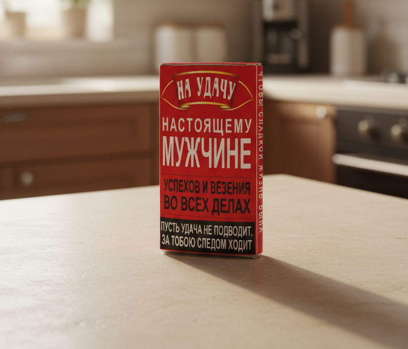 Шоколад «На удачу настоящему мужчине», 15 г