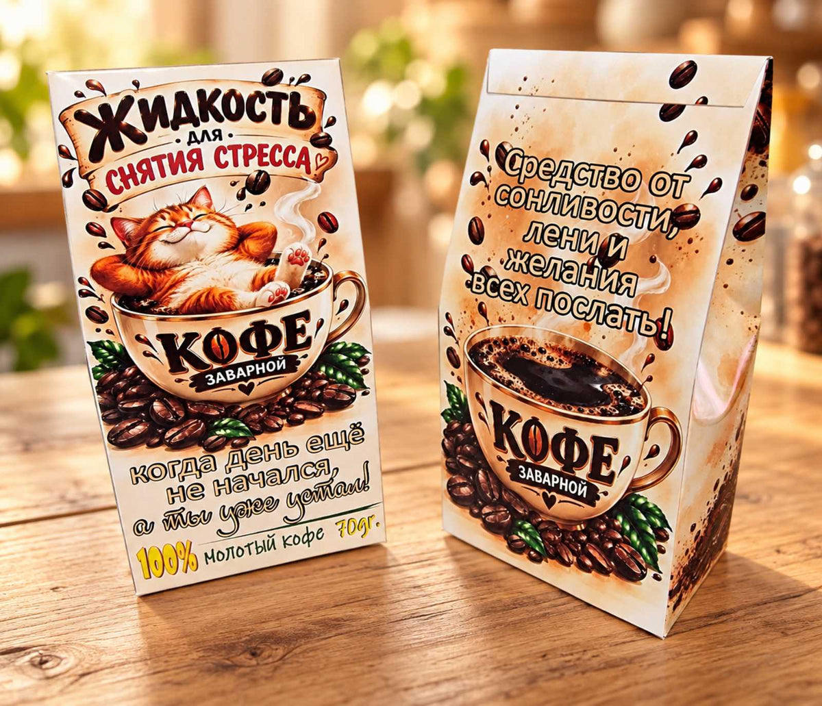 Кофе «Жидкость для снятия стресса», 70 г