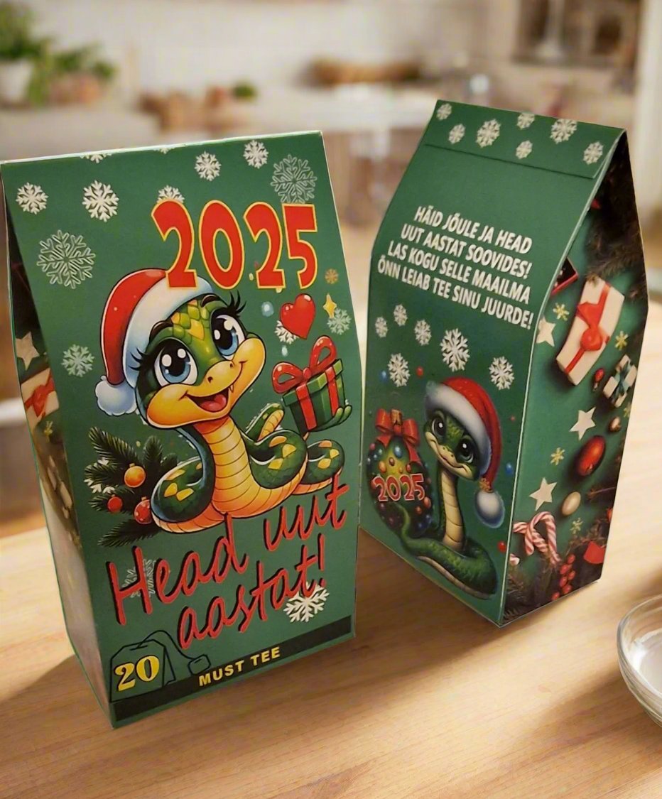 Черный чай новогодний
