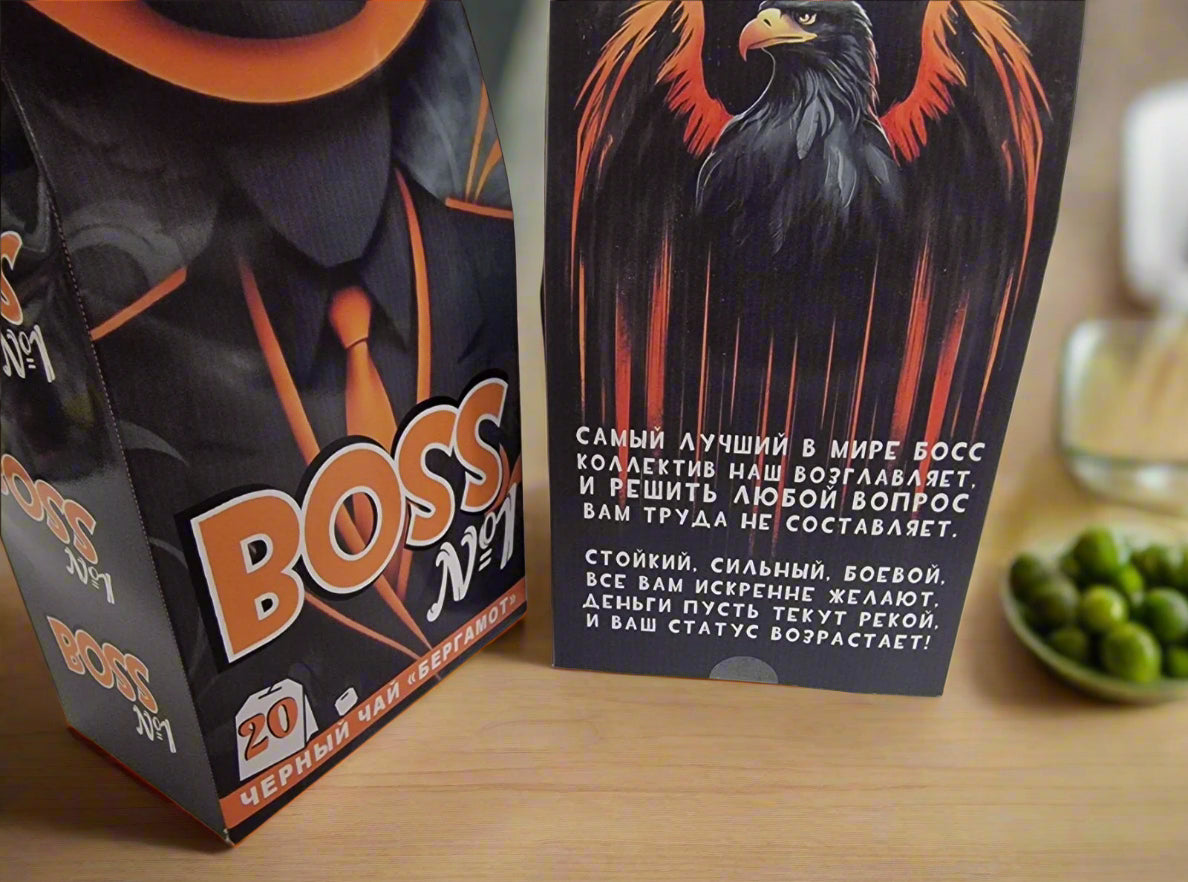 Must tee bergamotiga "BOSS № 1", 20x1,6 g