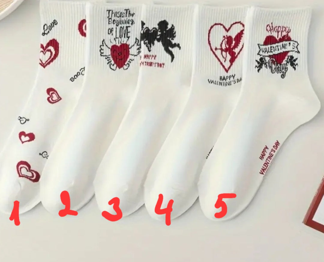 Носки ко дню святого Валентина