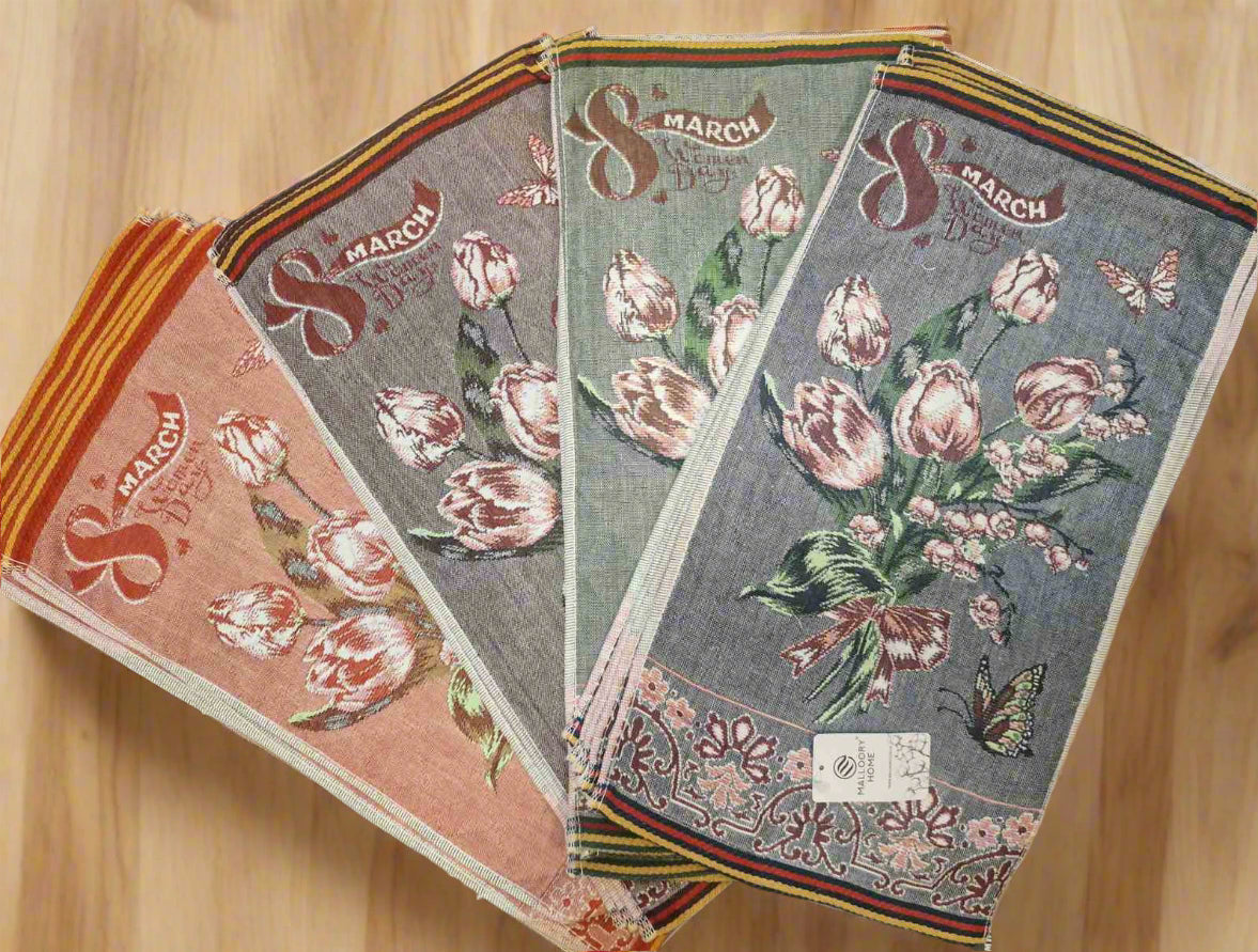 Кухонное льняное полотенце