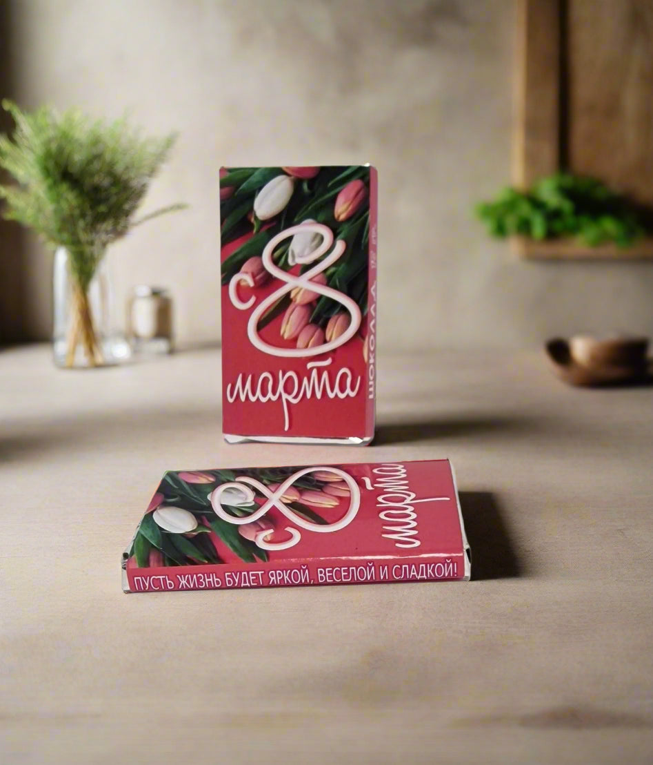 Подарок на 8 марта, шоколад на 8 марта