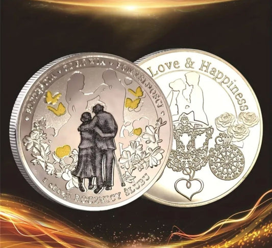 Монета к годовщине свадьбы