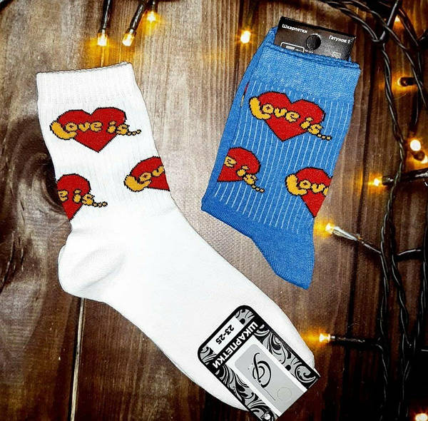 Носки с прикольной надписью