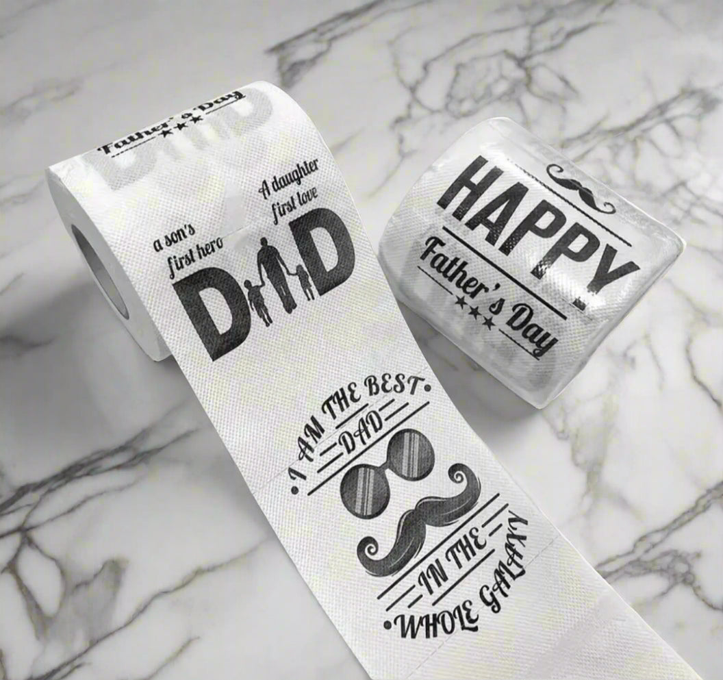 Туалетная бумага для подарка папе