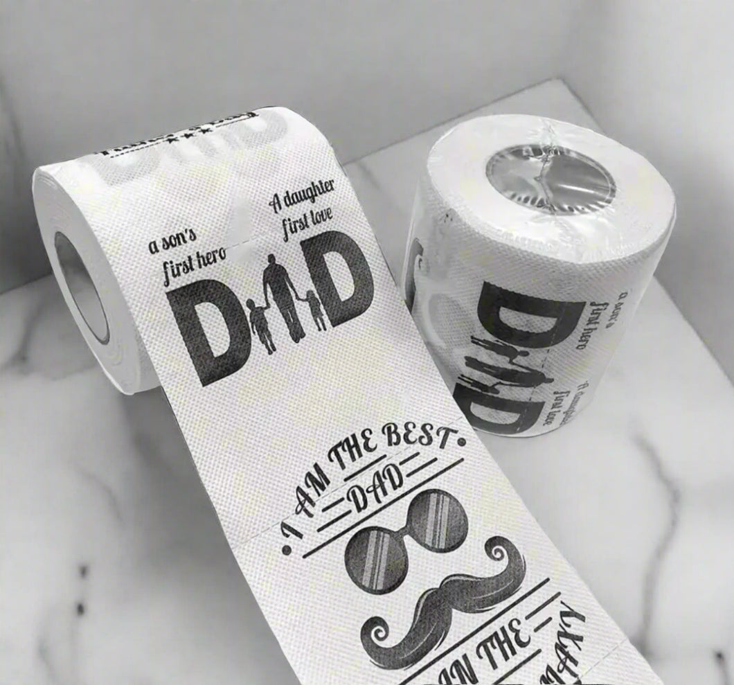 Туалетная бумага для подарка папе