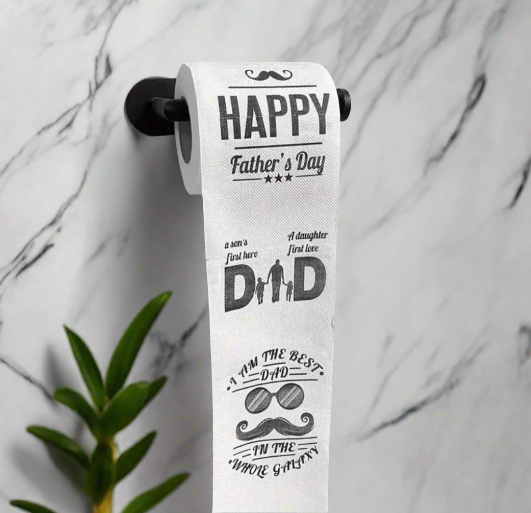 Туалетная бумага для подарка папе