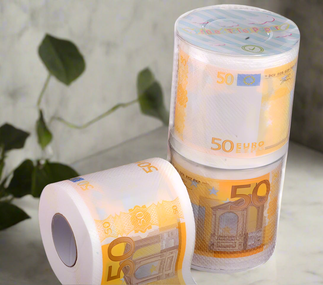 Туалетная бумага с евро