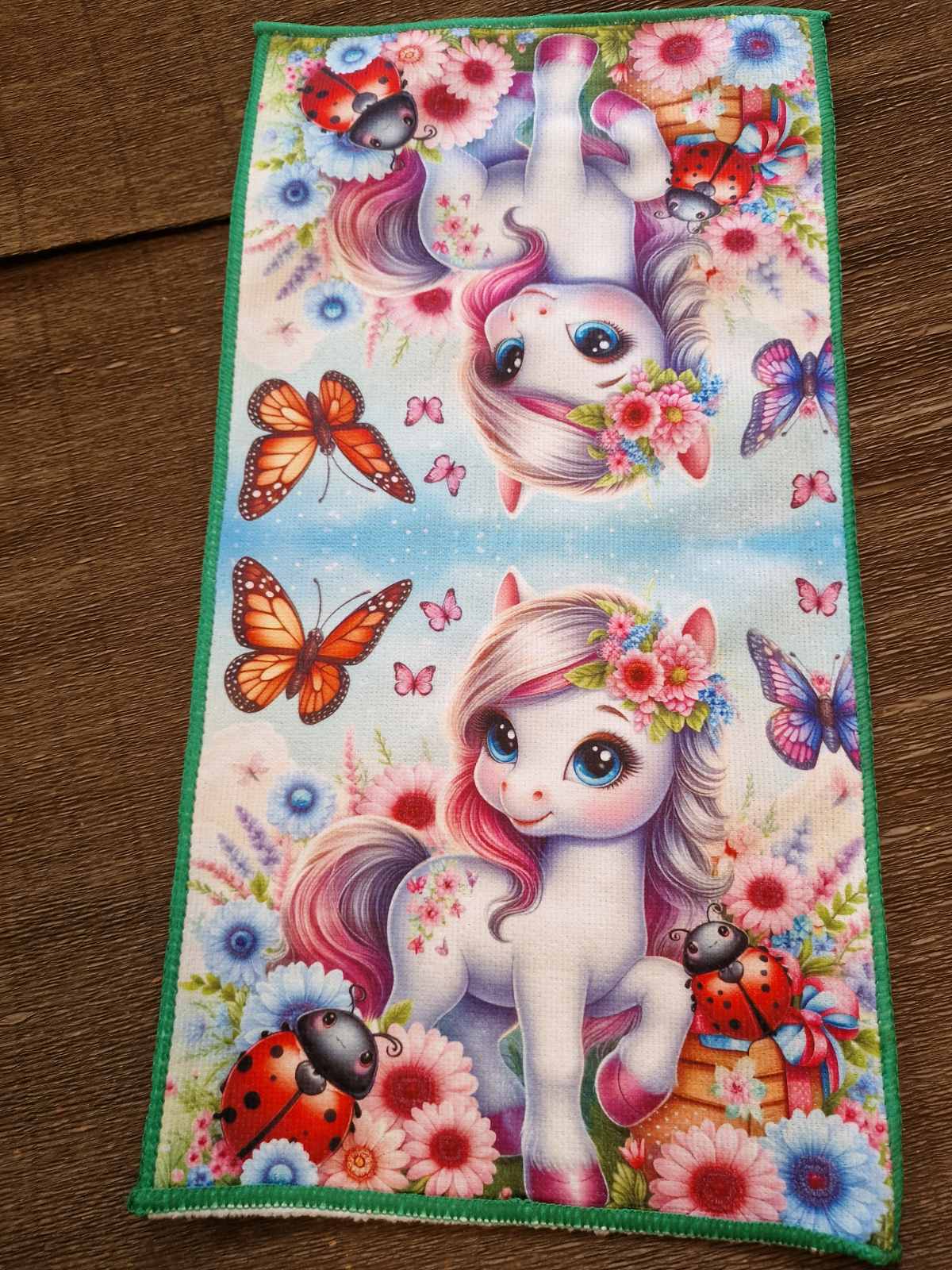 Кухонное полотенце с новогодним рисунком