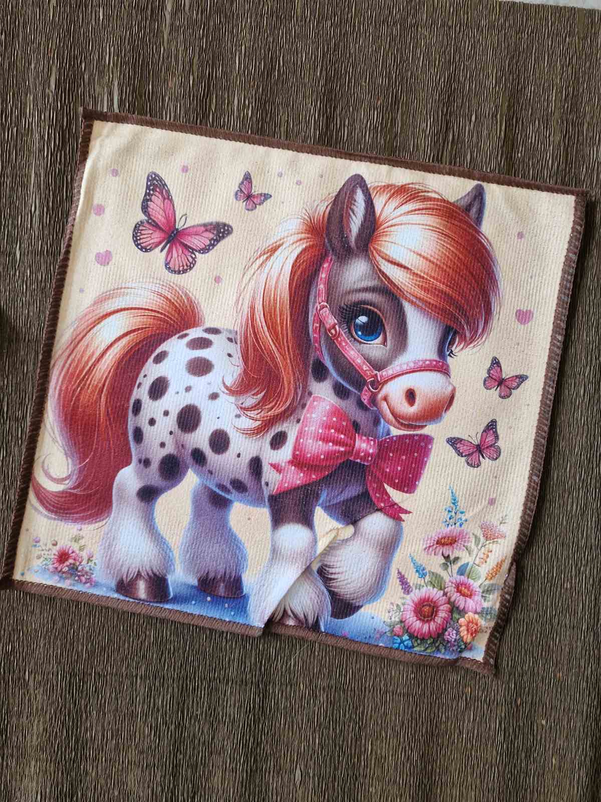 Салфетка из микрофибры с новогодним рисунком