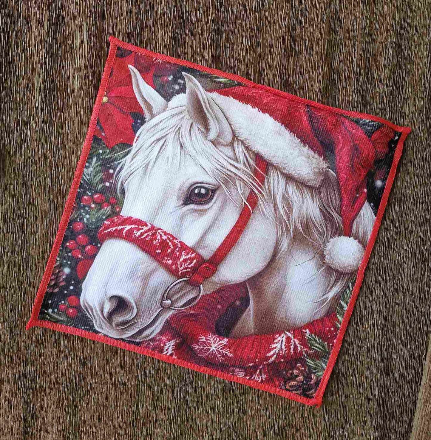 Салфетка из микрофибры с новогодним рисунком