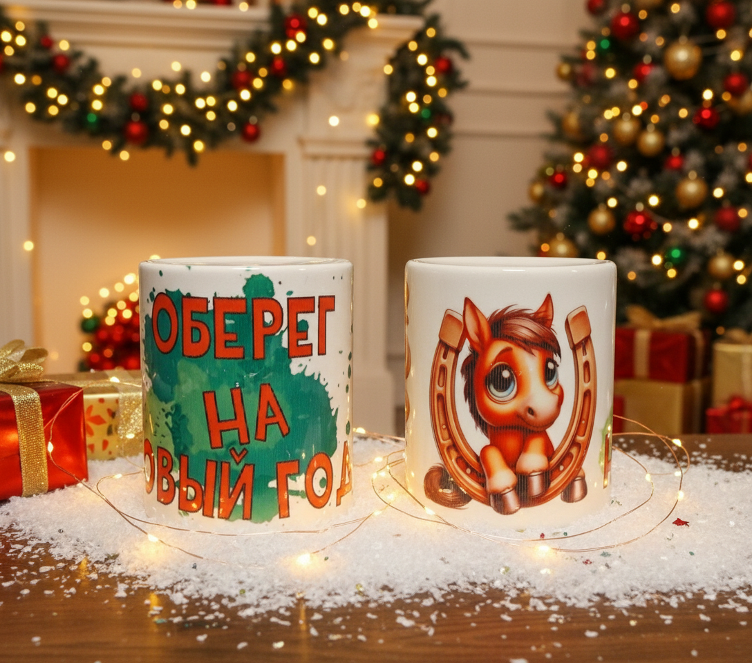 Keraamiline hoiupõrsas "Amulett uueks aastaks! 2026!"