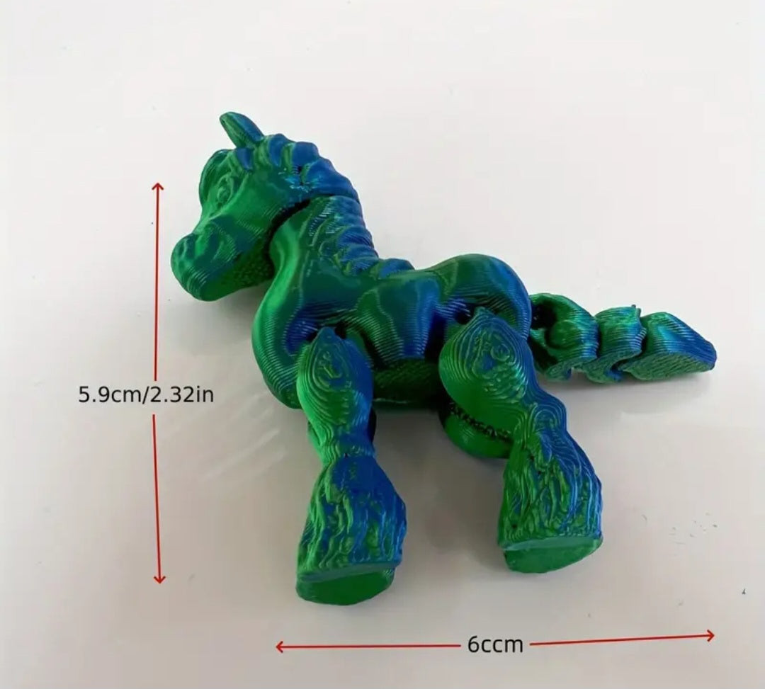 3D маленькая детская лошадка. Микс.