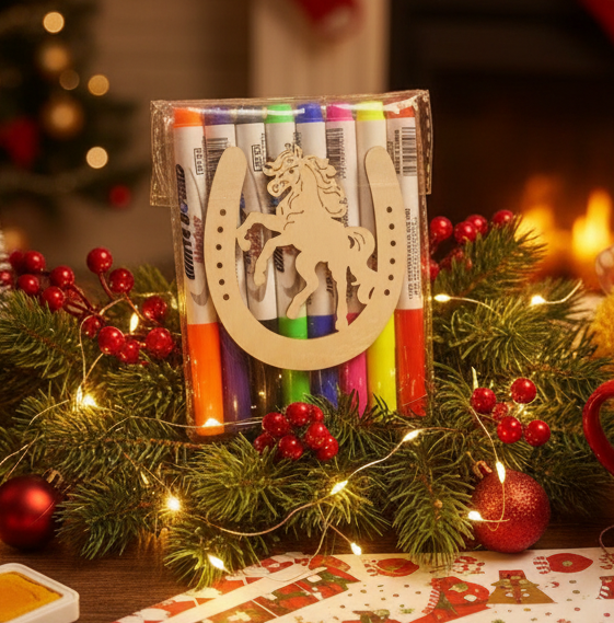 Фломастеры с новогодней символикой