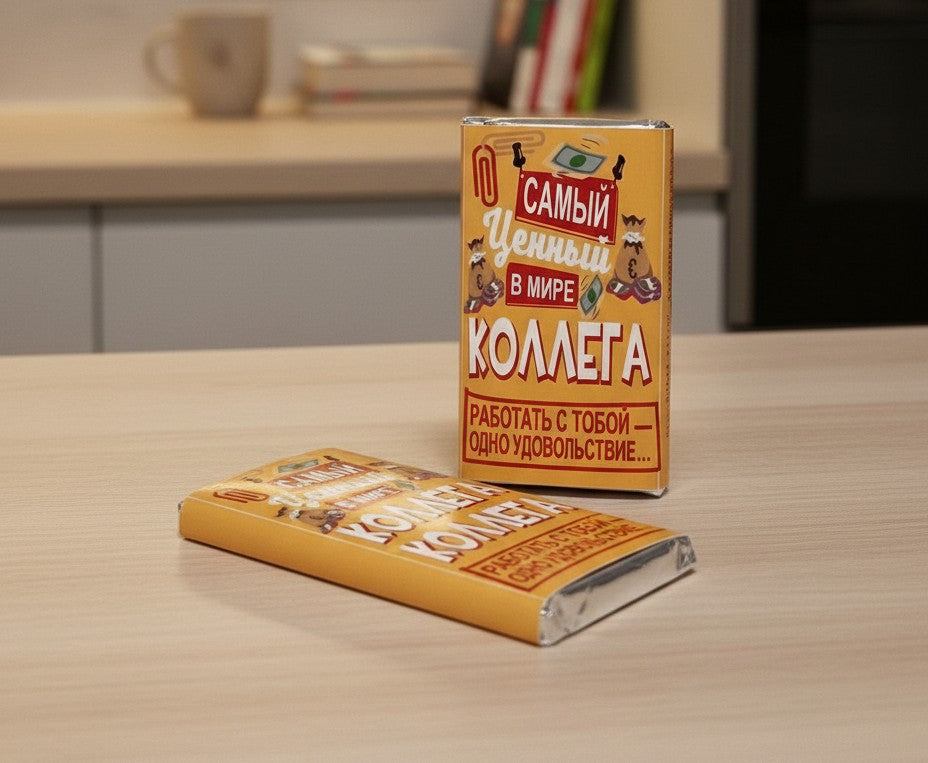Подарок коллеге, шоколадка коллеге