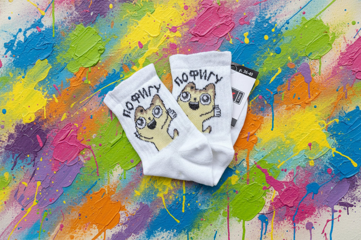 Носки с прикольной надписью