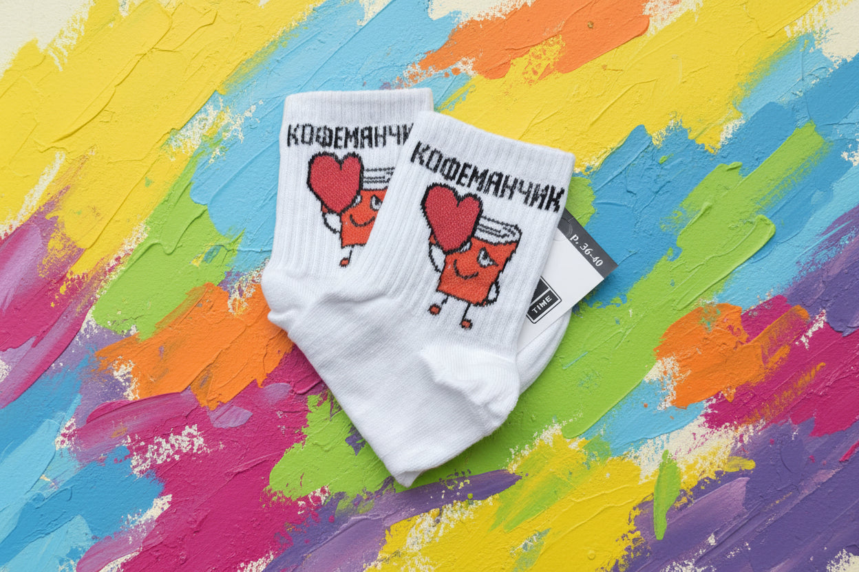 Носки с прикольной надписью