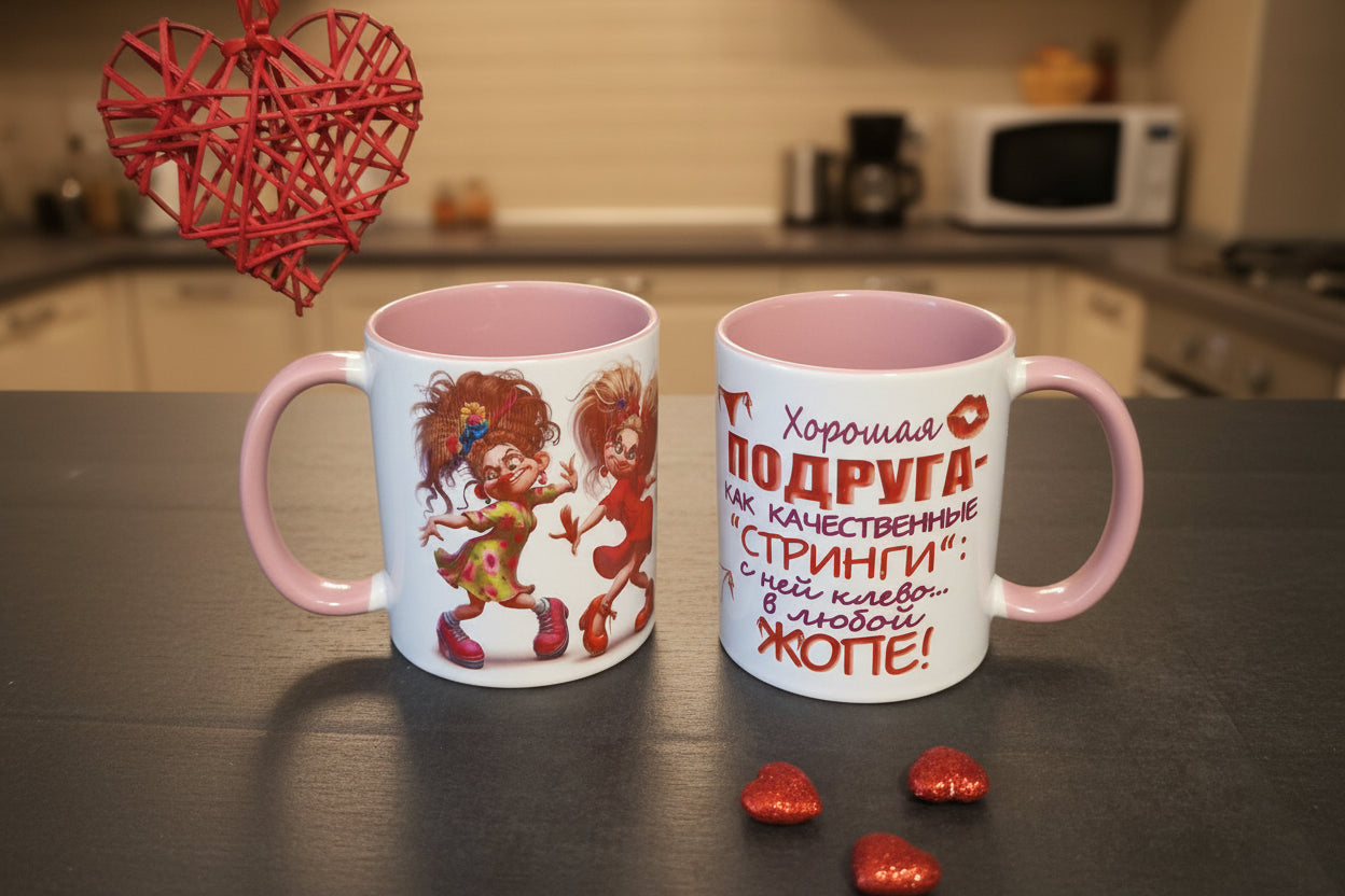 Подарок подруге, кружка подруге