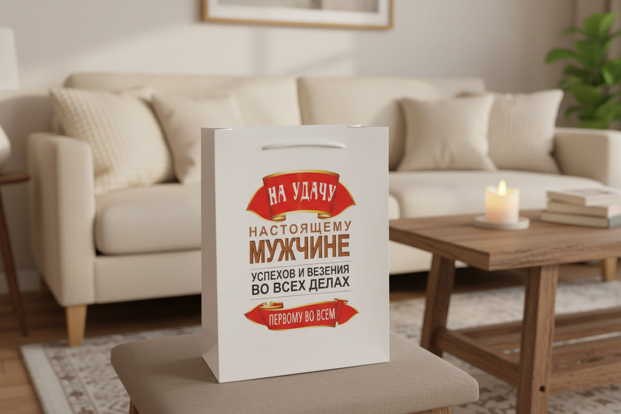 Подарочный пакет для мужчины