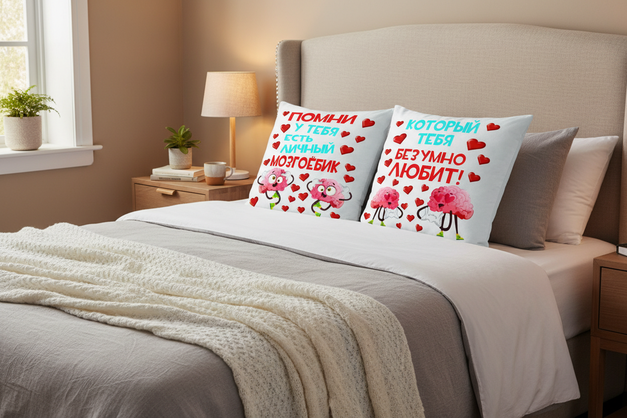Подушка к 14 февраля