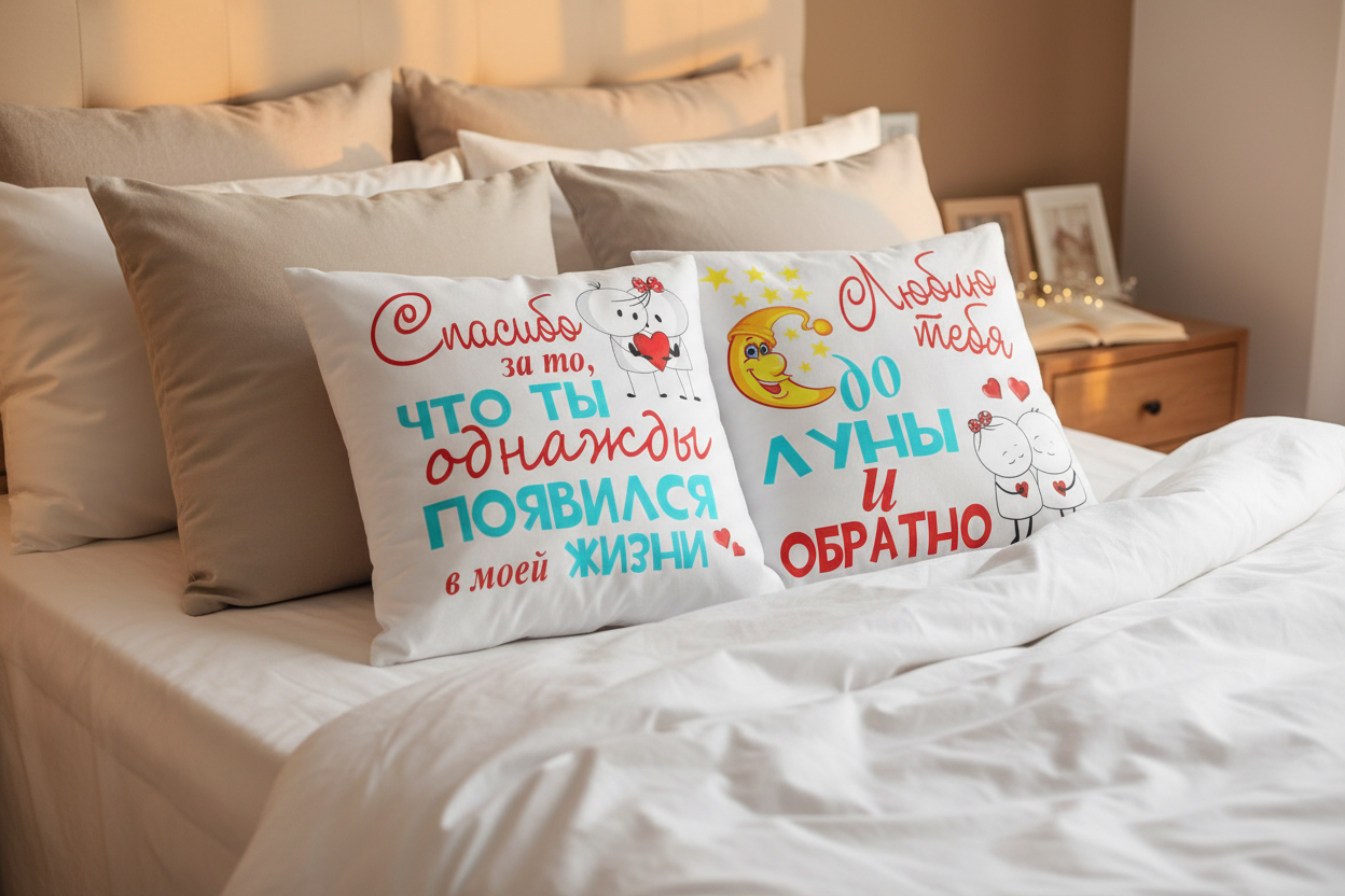 подушка к 14 февраля