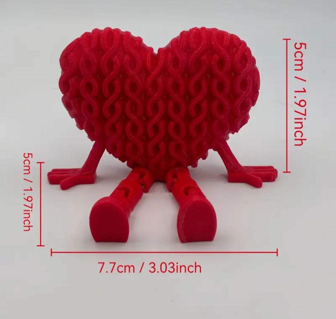 3Д Сердечко ко Дню Влюбленных