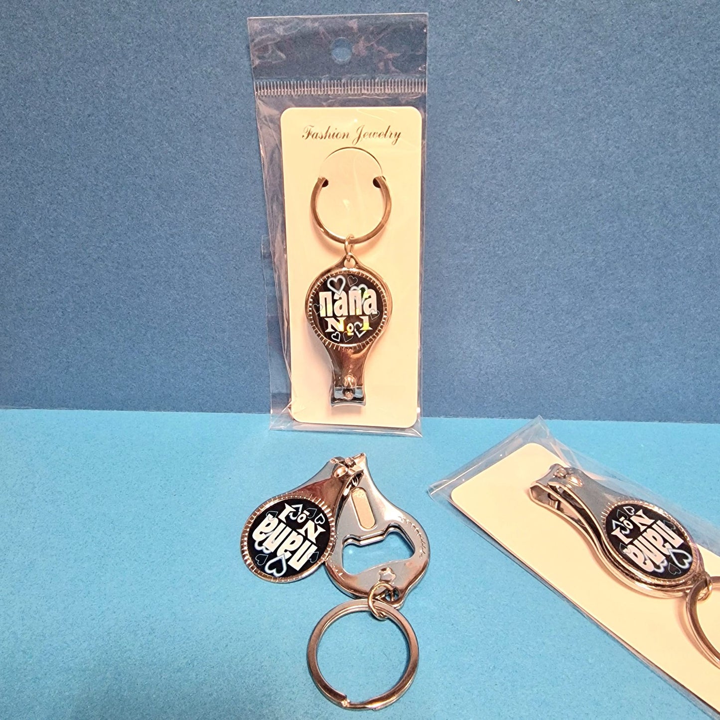 3 в 1. Брелок, кусачки-открывашка "Папа №1"