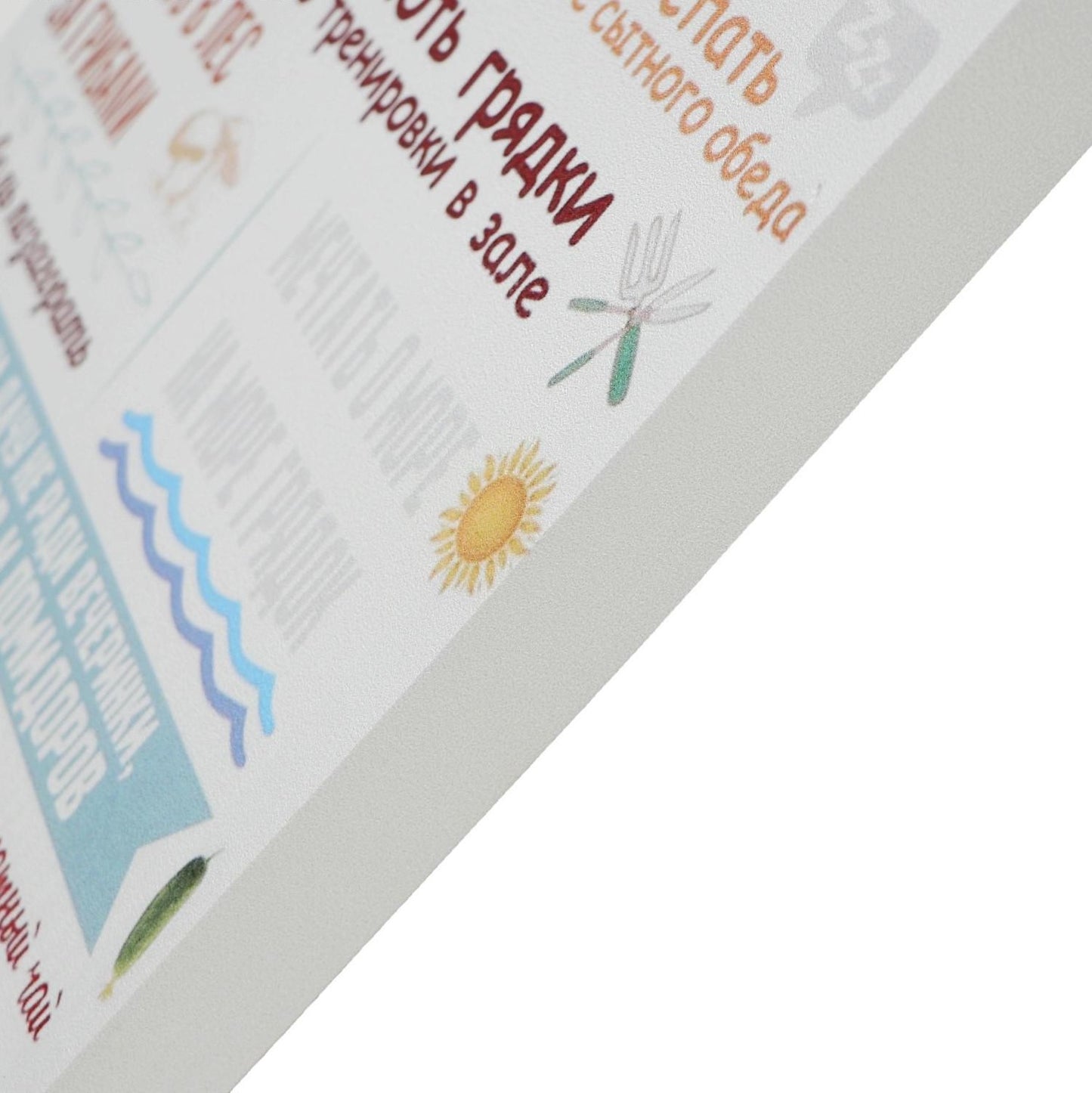 Lõuendimaal "Suvilareeglid", 38x48 cm