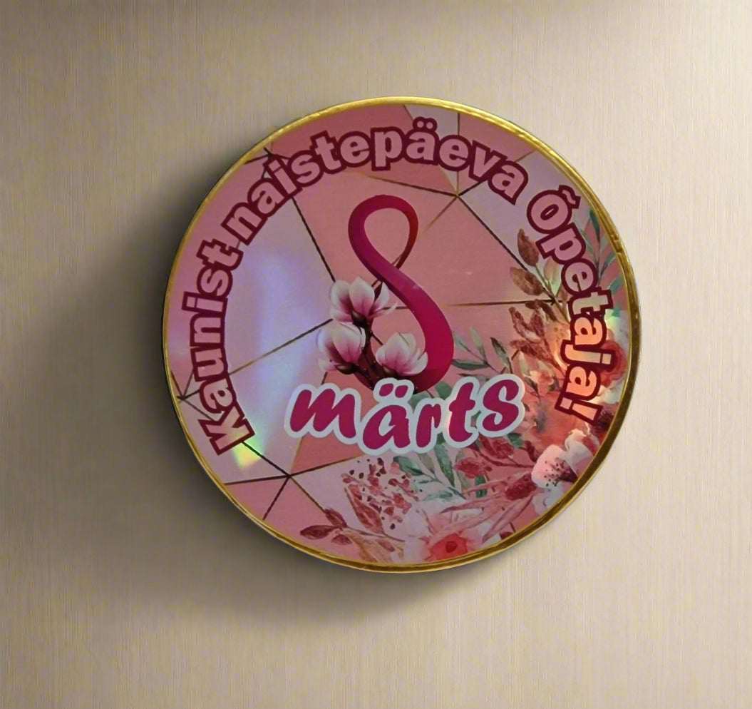 Медаль шоколадная на 8 марта