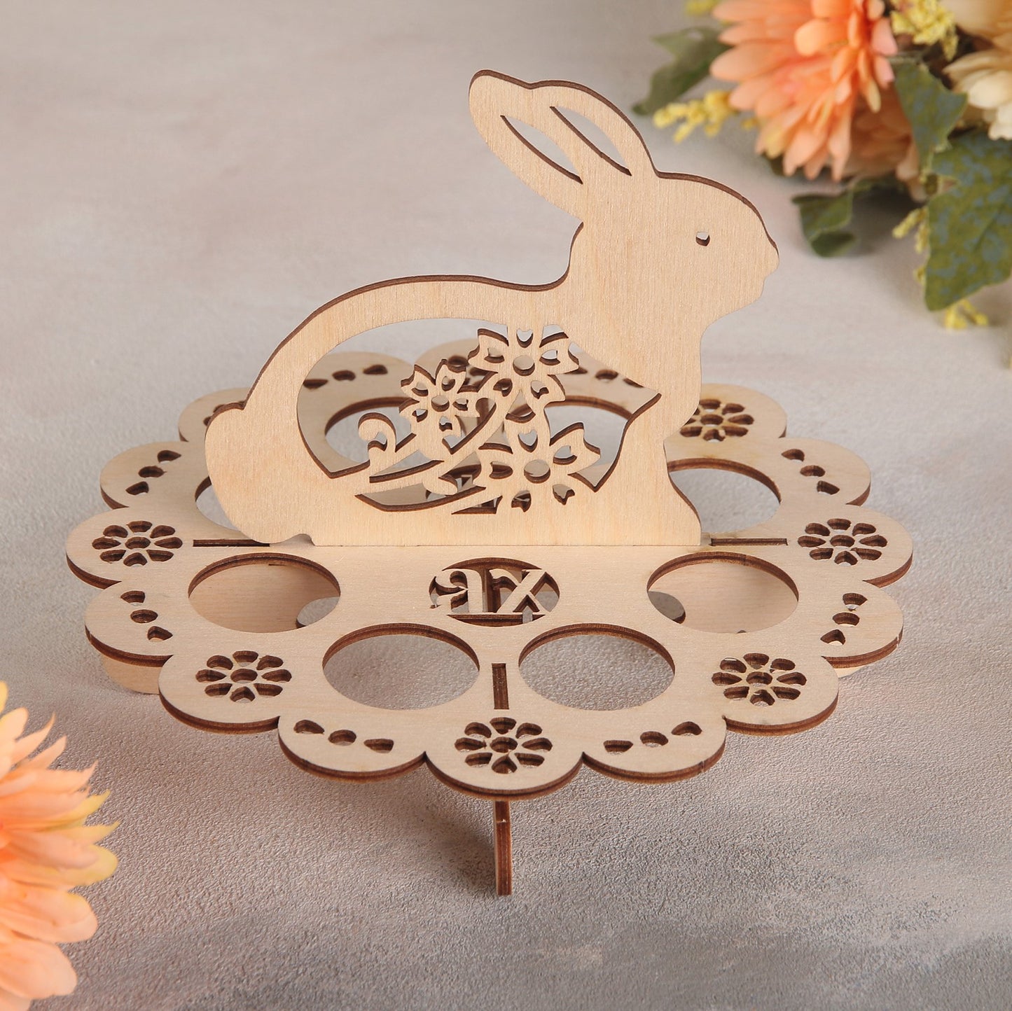 Подставка для яиц «Зайчик», 20×20×16 см