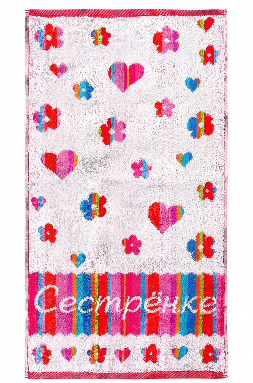 Полотенце махровое "Сестренке", 30 х 60 см