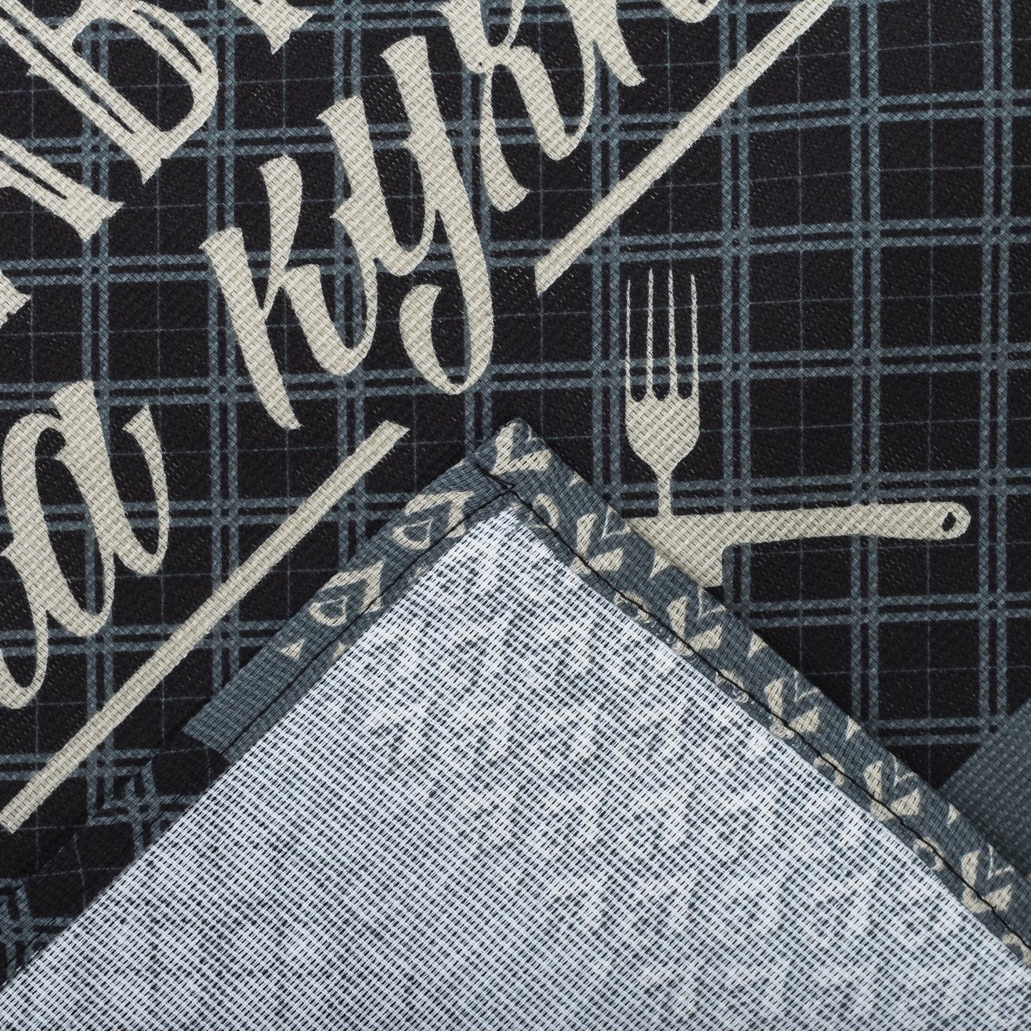 Vahvliköögirätik “Issi on köögis boss”, 35x60 cm