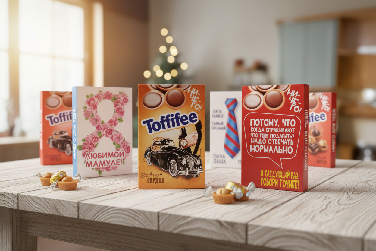 Конфеты TOFFIFEE в оригинальной упаковке