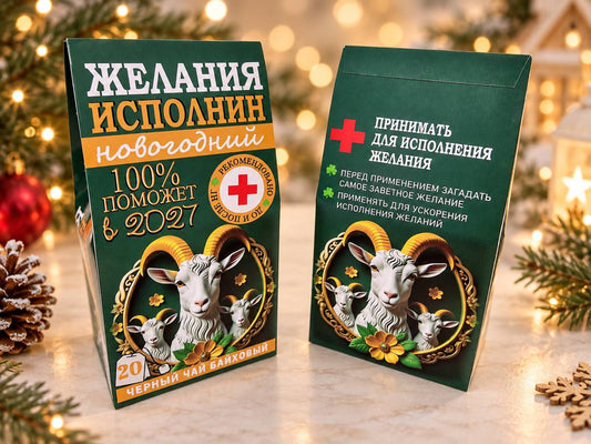 Чай черный байховый «Желания Исполнин», 20 пак.