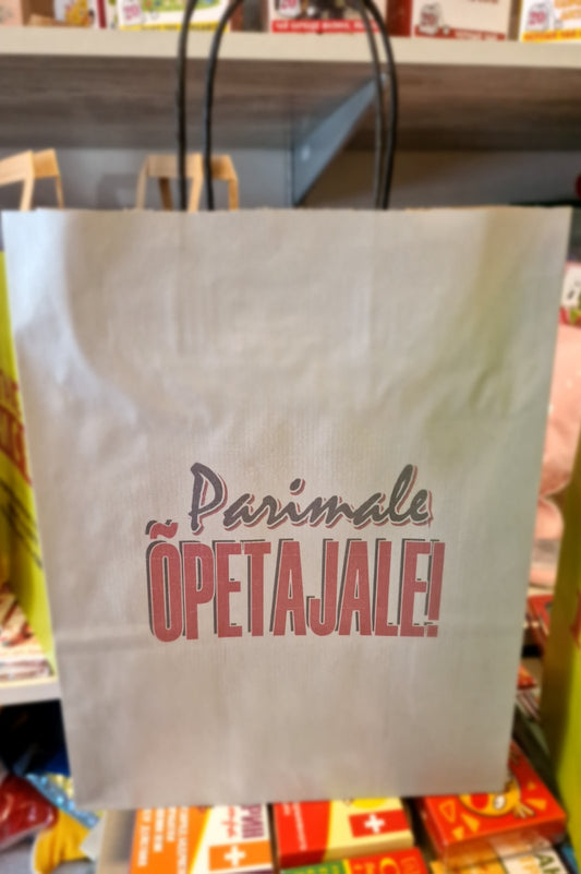 Vertikaalne pakend “Parimale õpetajale!”, 31 × 24 × 11 cm