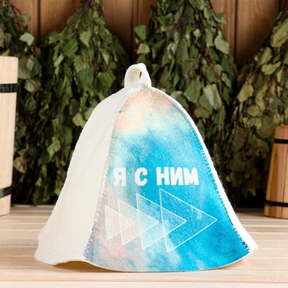 Шапка для бани, банная шапка