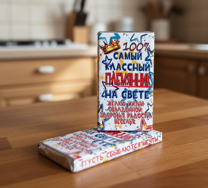 Шоколадка «Самый классный племянник на свете», 15 г