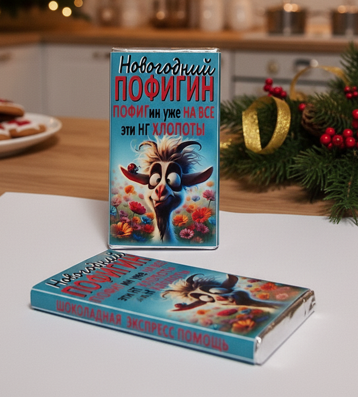 Шоколад «Новогодний Пофигин», 15 г