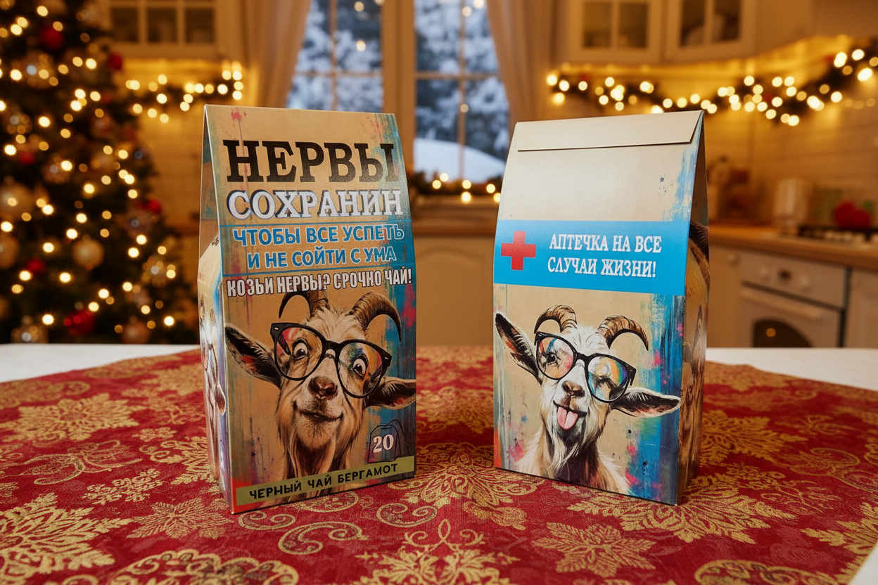 Черный чай с бергамотом «Нервы Сохранин», 20 пак.