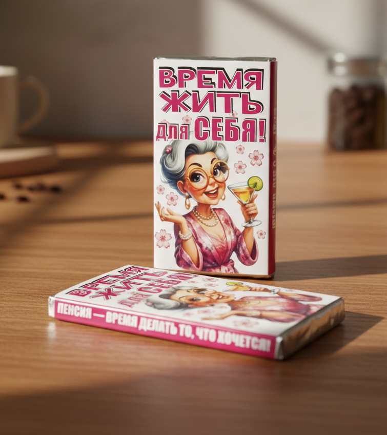 Шоколад «Время жить для себя!», 15 г