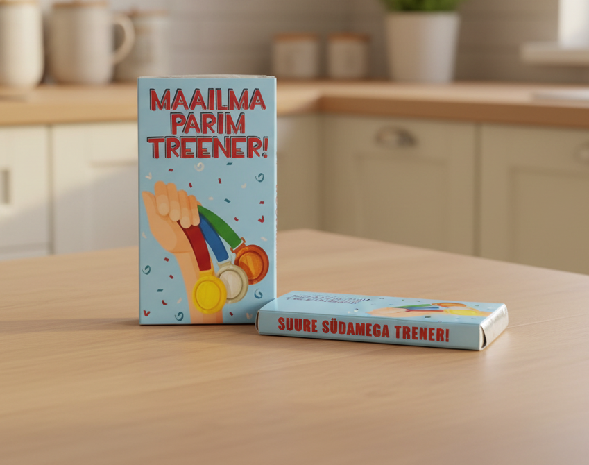 Шоколад «Maailma parim treener!», 15 г