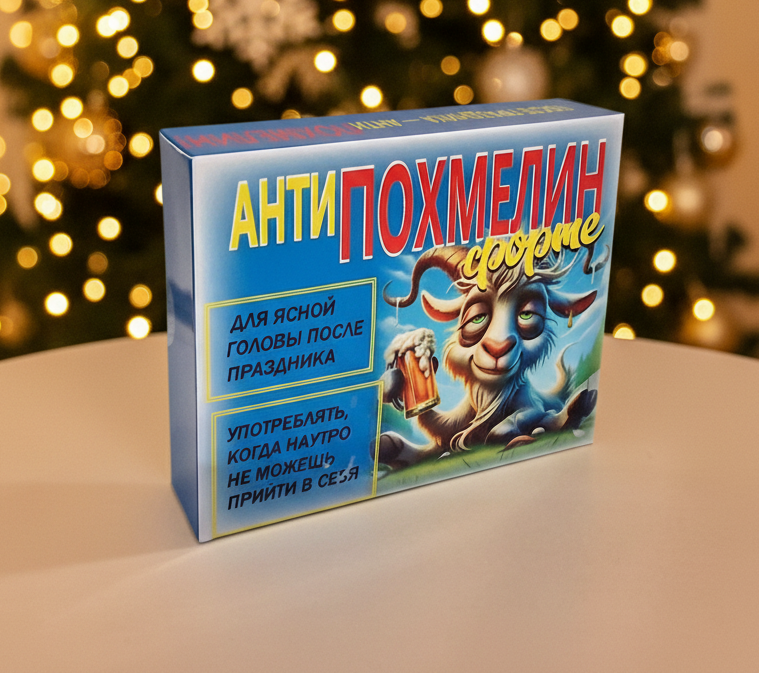 Мармелад новогодний «АнтиПОХМЕЛИН форте», 50 г