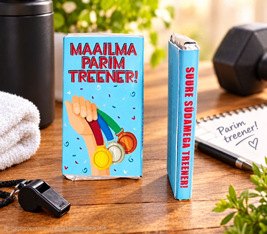 Шоколад «Maailma parim treener!», 15 г